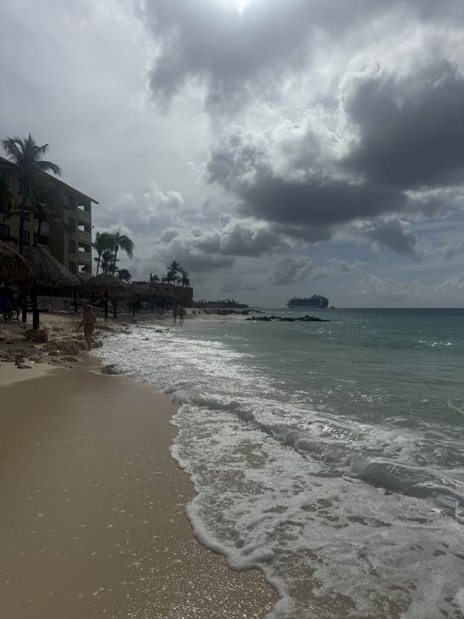 Storm coming in.
